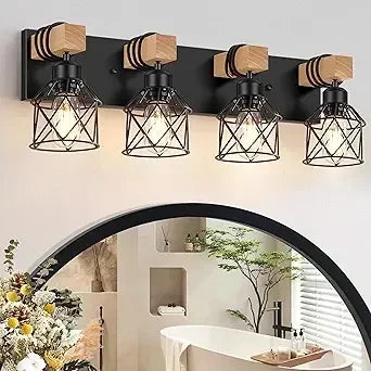 Rustic Bathroom Vanity Light Fixture