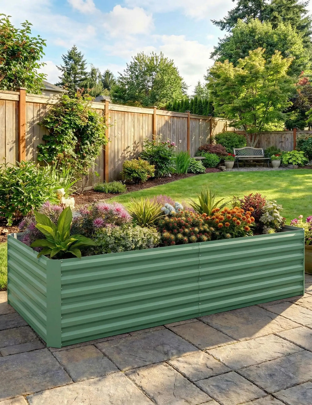 Rustproof Galvanized Raised Garden Bed