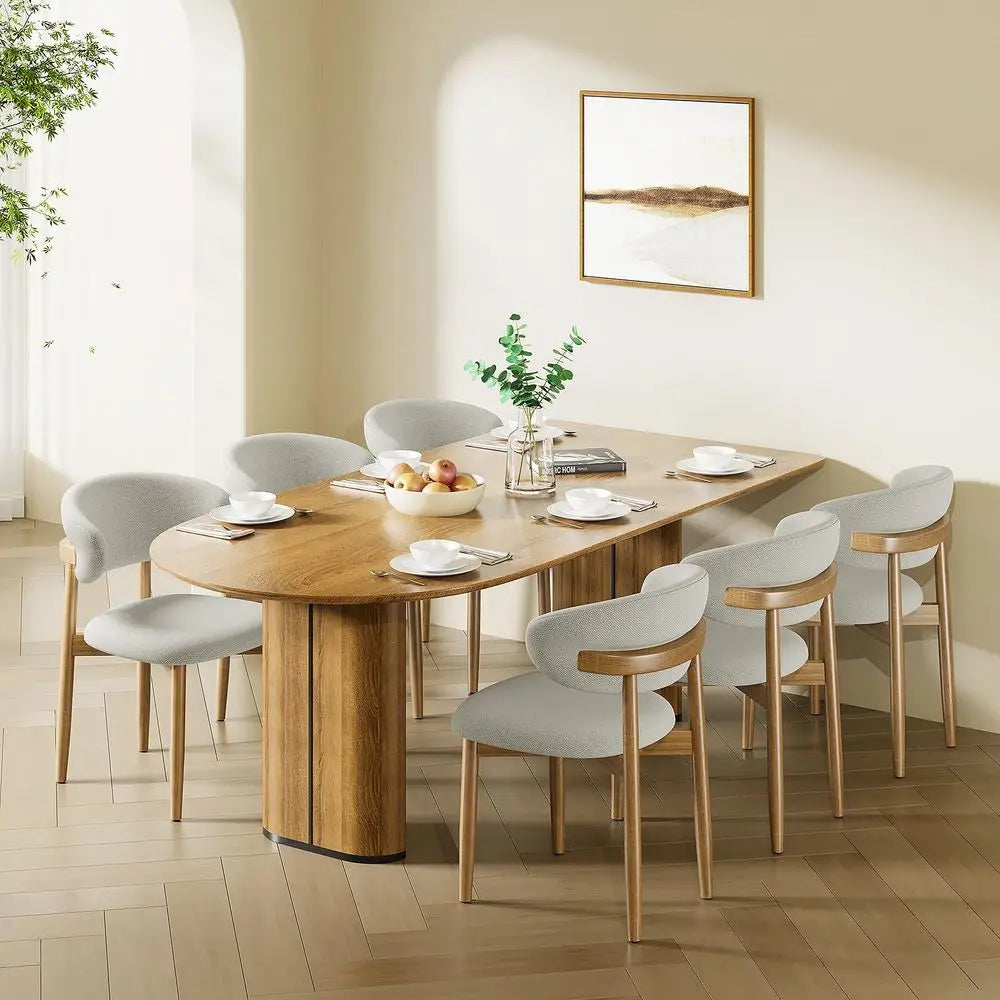 Farmhouse Wooden Dining Chairs Set of 6