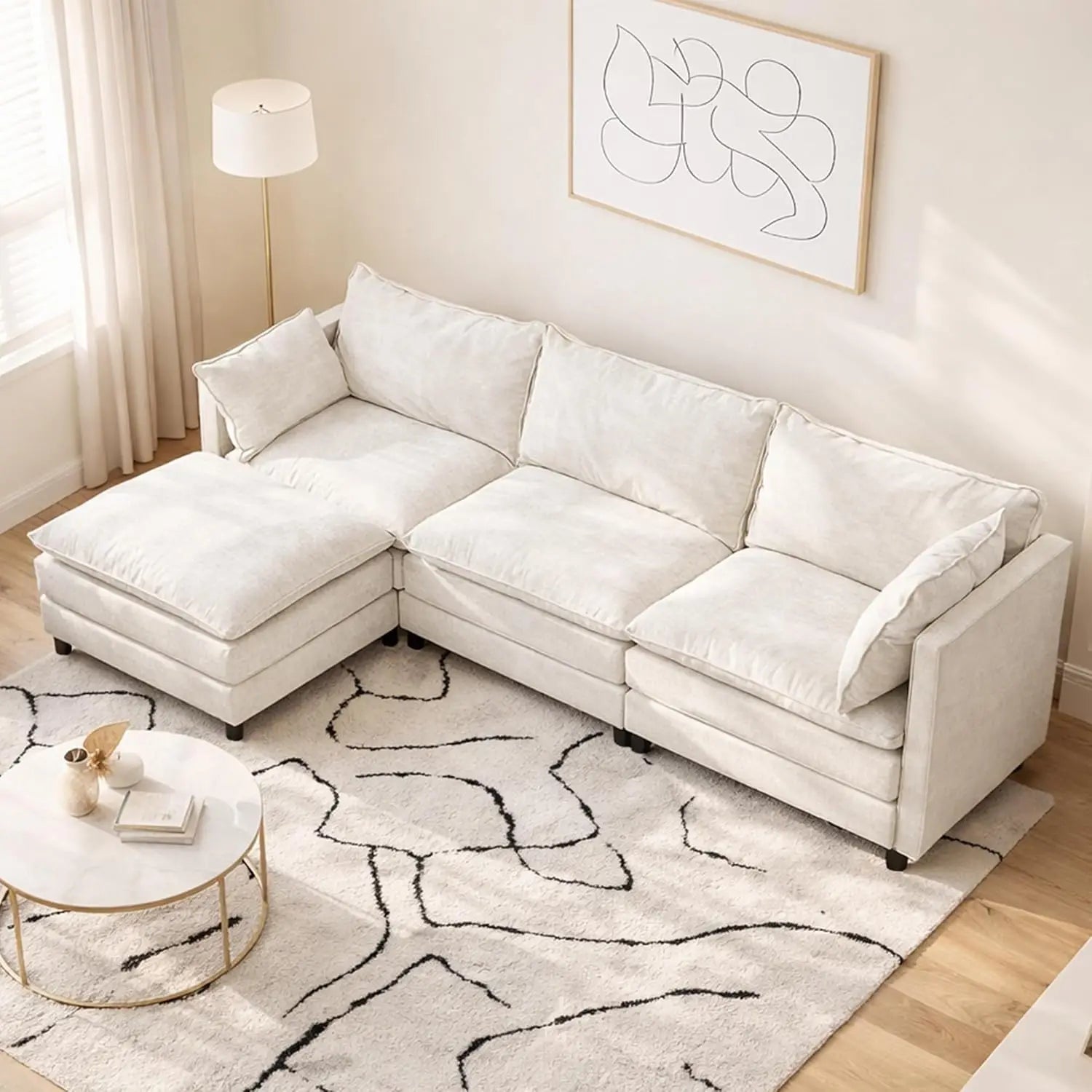 108" L Shaped Couch