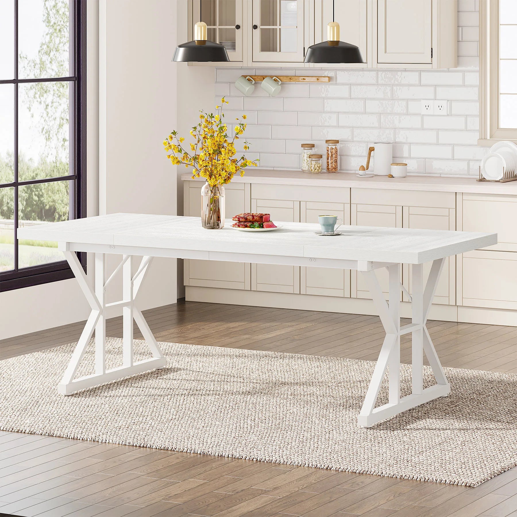 70.8" Dining Table for 6