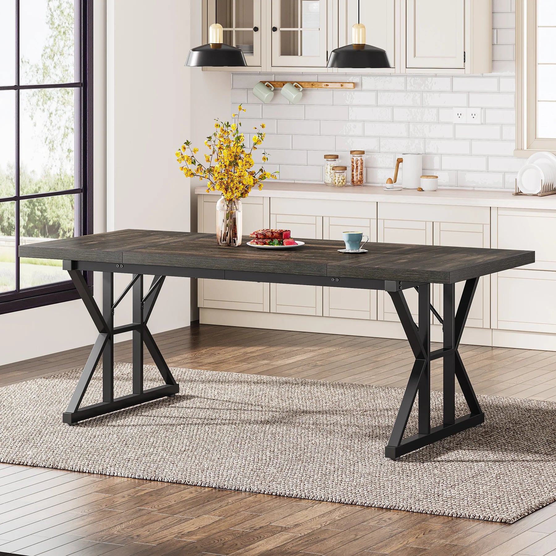 70.8" Dining Table for 6