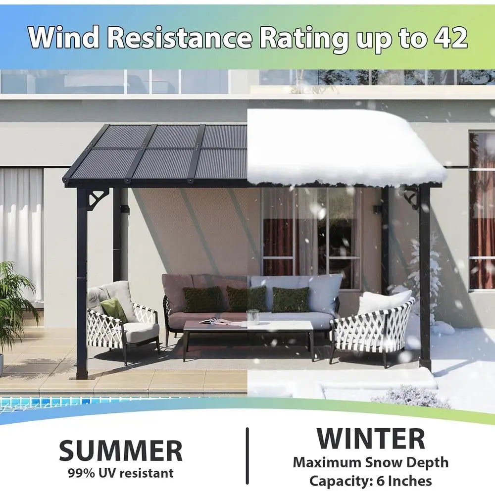 12x 10 Premium Lean-To Gazebo