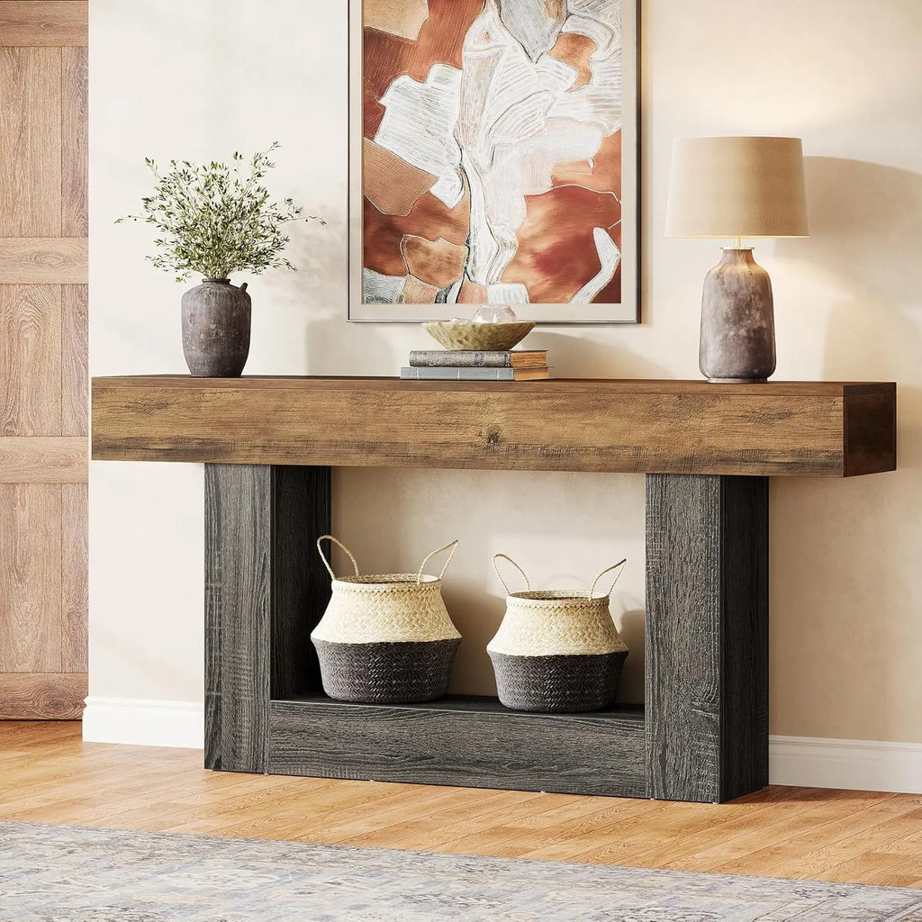 63" Farmhouse Console Table
