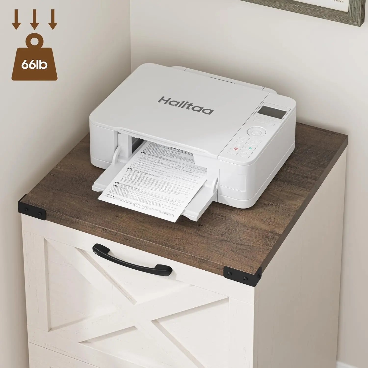 Farmhouse 2 Drawer Small File Cabinet