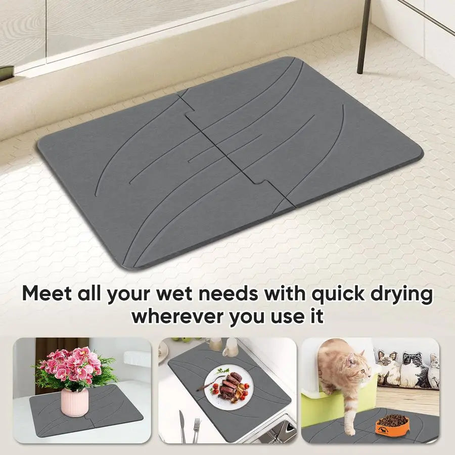 31.5 x 20" Stone Bath Mat