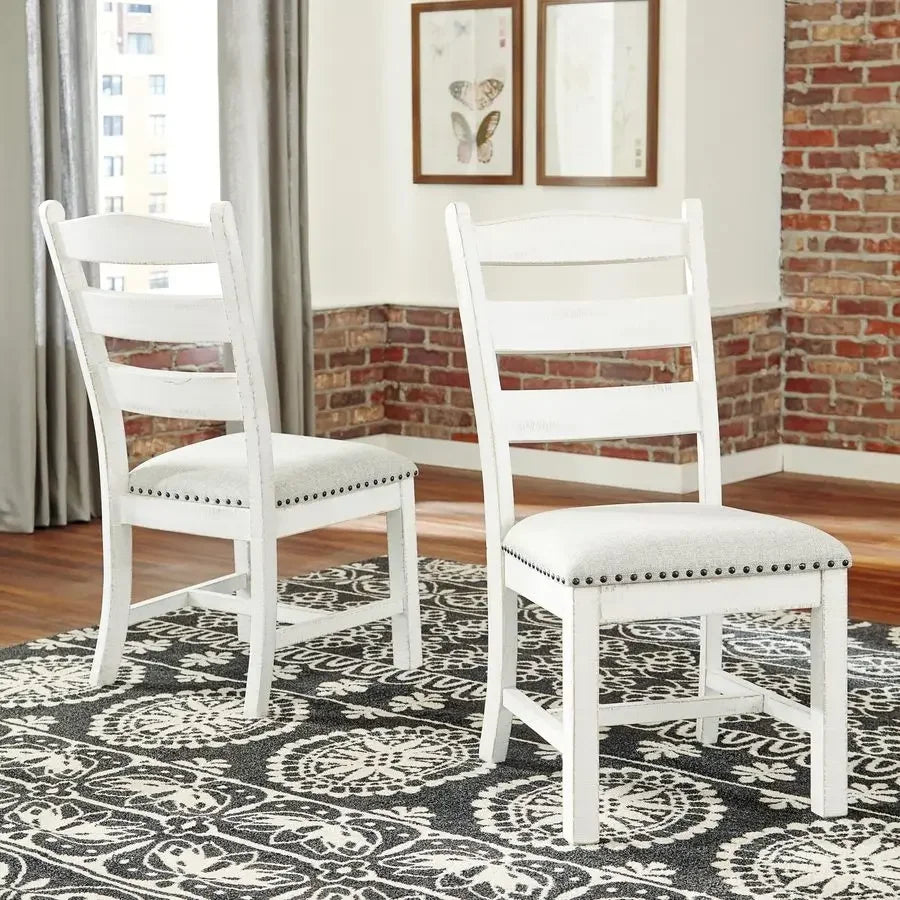Farmhouse Cushioned Dining Chair, 2 Count