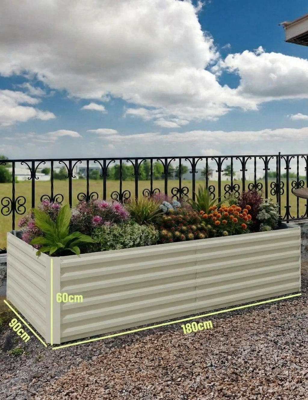 Rustproof Galvanized Raised Garden Bed