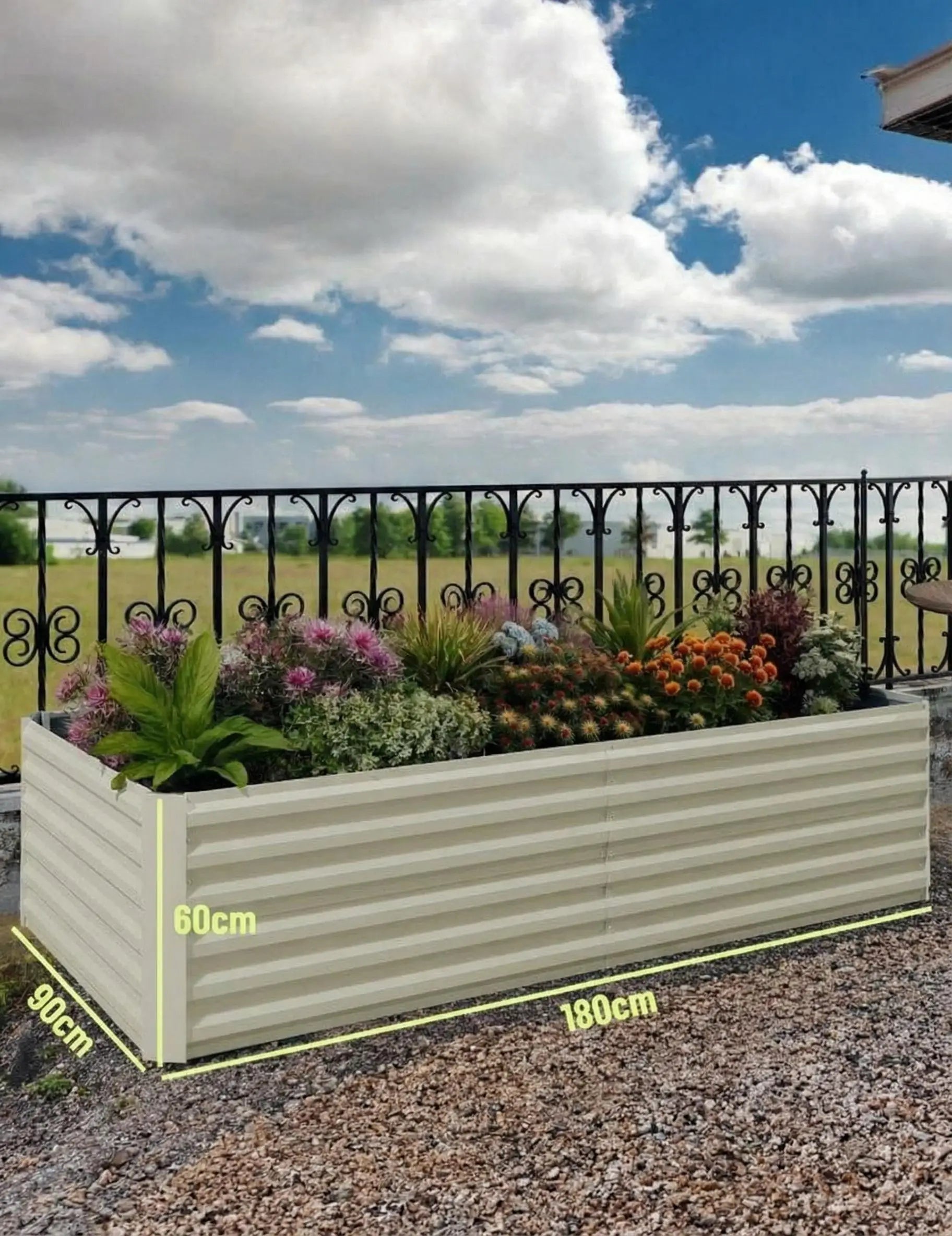Rustproof Galvanized Raised Garden Bed