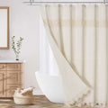 Long Farmhouse Shower Curtain Set