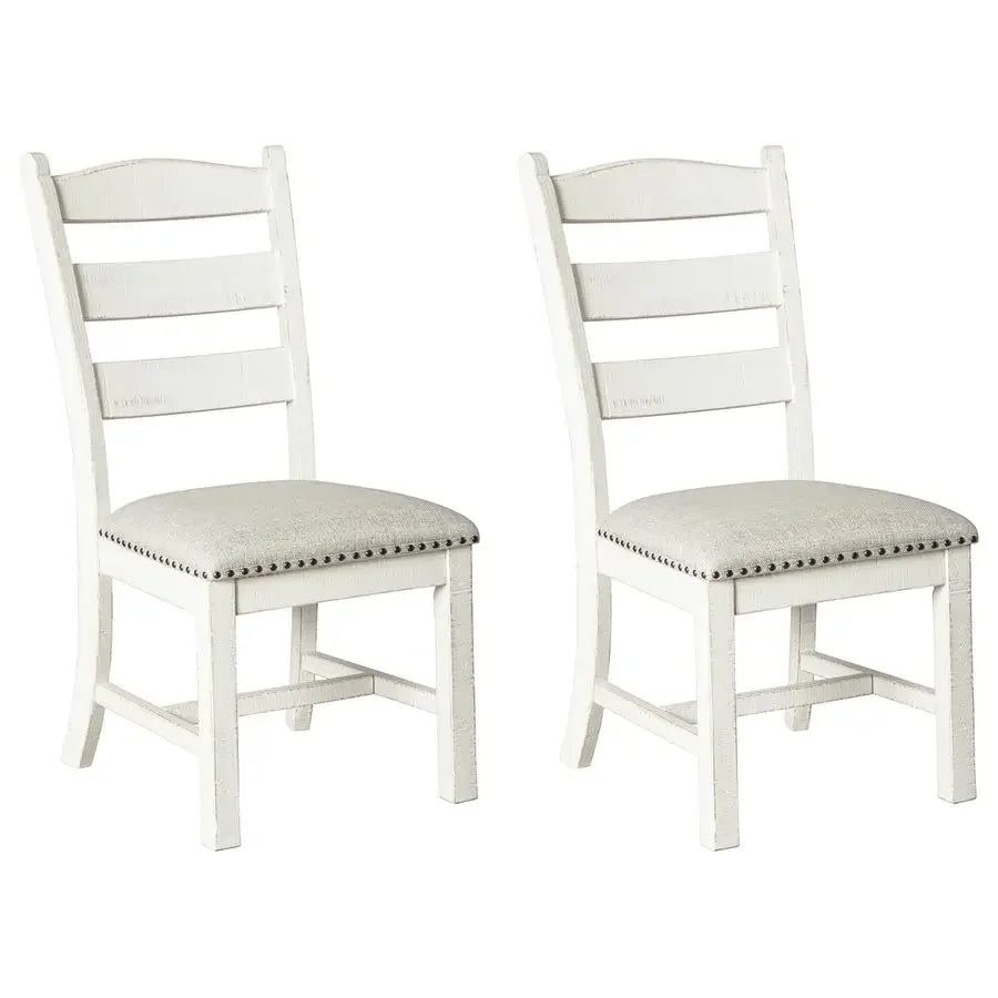 Farmhouse Cushioned Dining Chair, 2 Count
