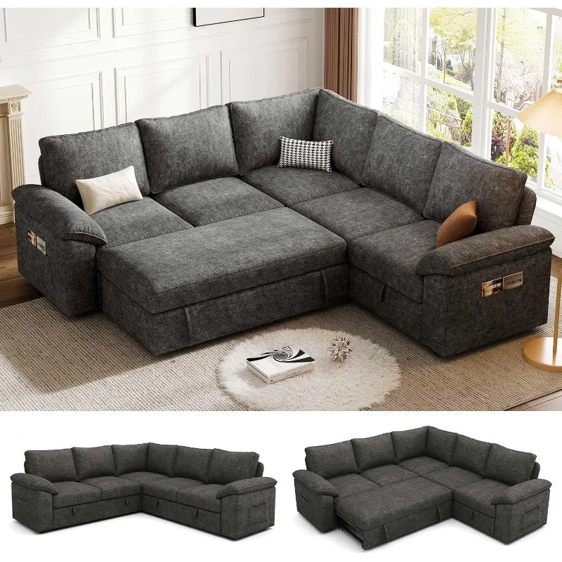 108 Inch Sectional Sleeper Sofa