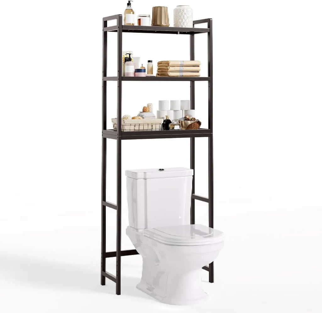 3-Tier Bamboo Over-The-Toilet Shelf