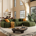 113" Modern L-Shaped Modular Sectional Sofa