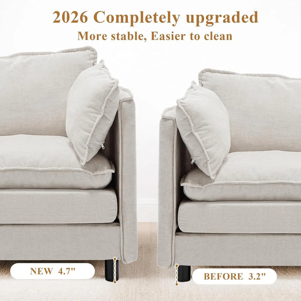 108" L Shaped Couch