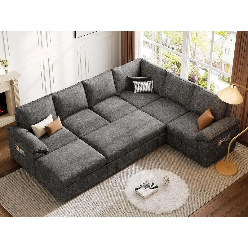 108 Inch Sectional Sleeper Sofa