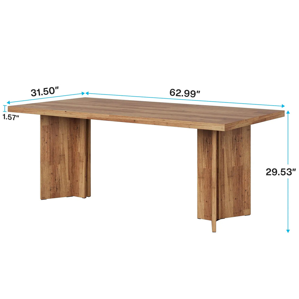 Farmhouse 63-inch Dining Table