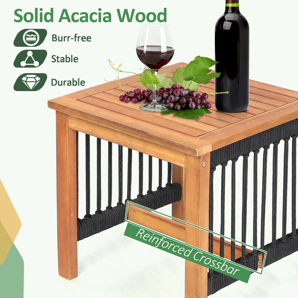 3pcs Acacia Wood Bistro Set