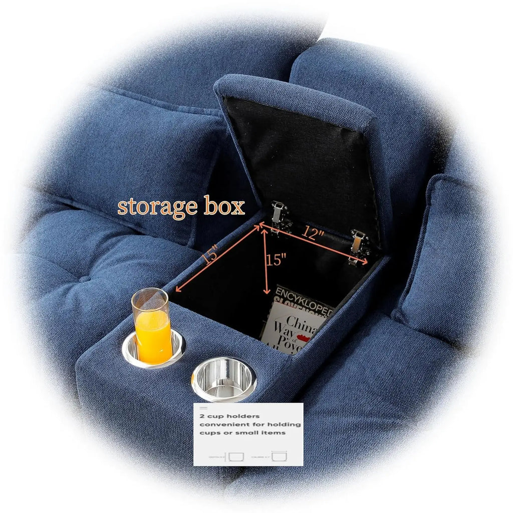 130" Modular Sectional Sofa