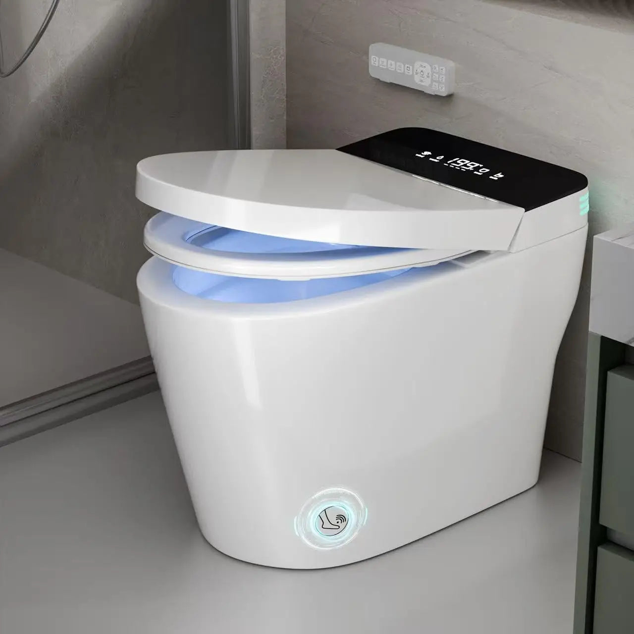Smart Tankless Toilet with Bidet