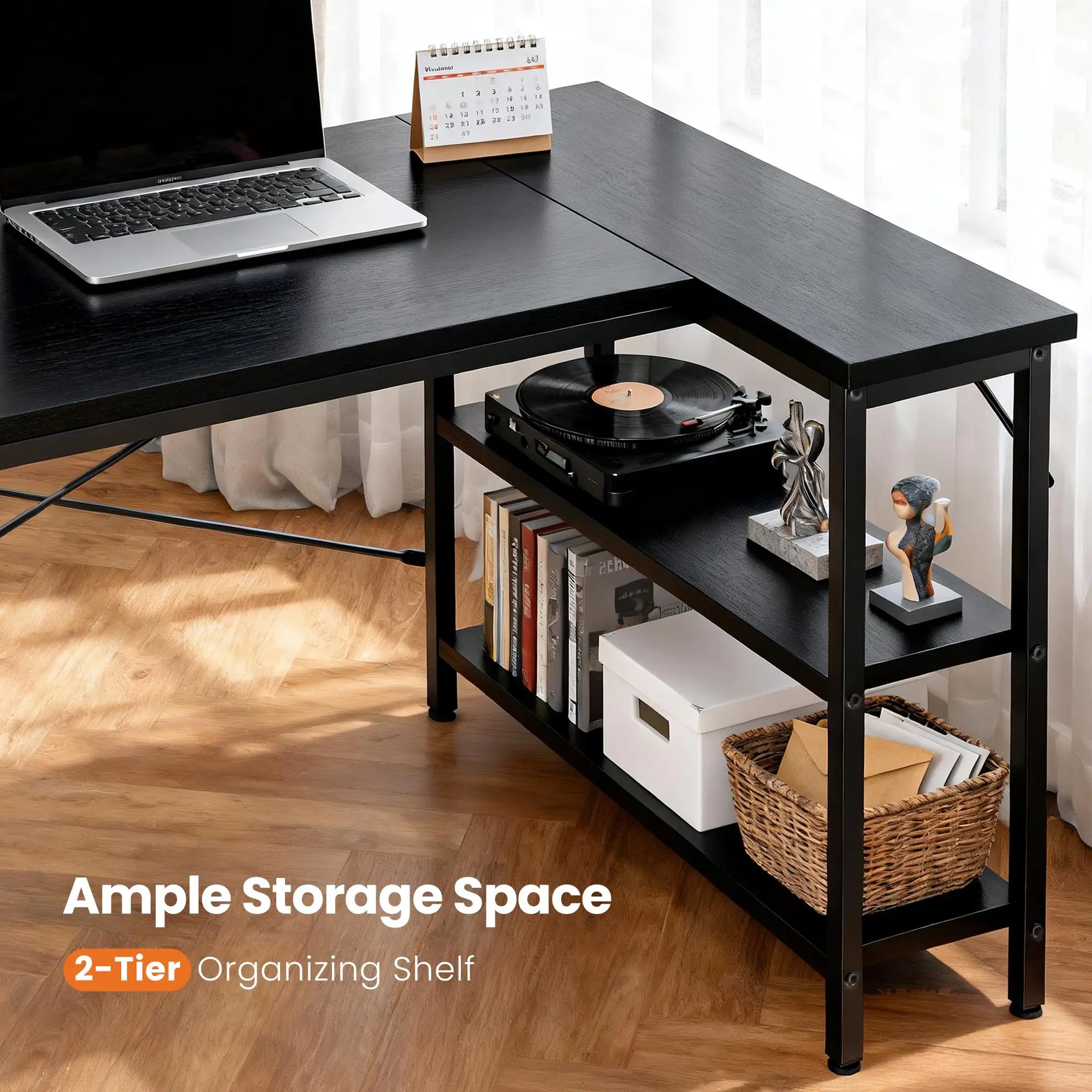 47" L Shaped Computer Desk