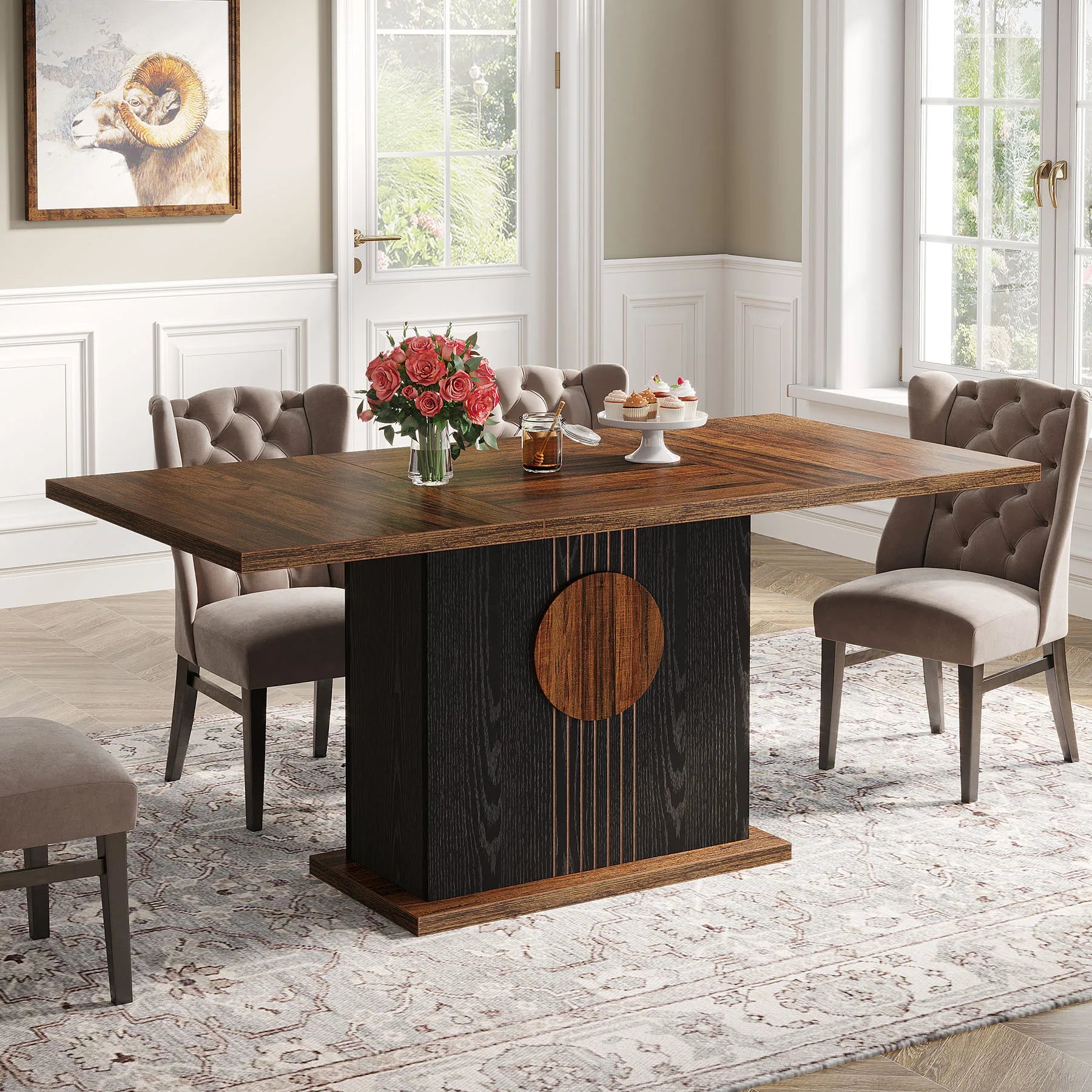 55" Rectangular Dining Table