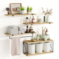 Farmhouse Tier Bathroom Floating Shelves