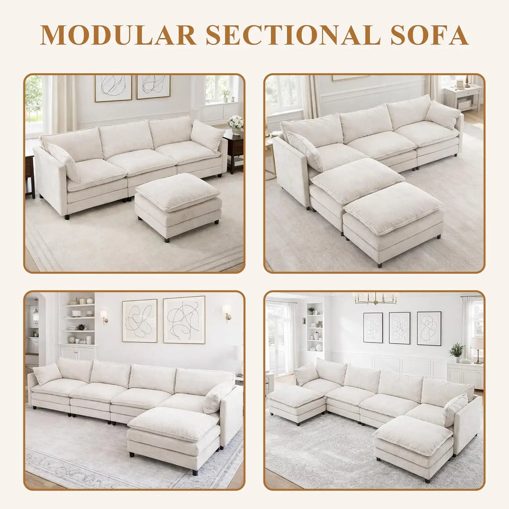 108" L Shaped Couch