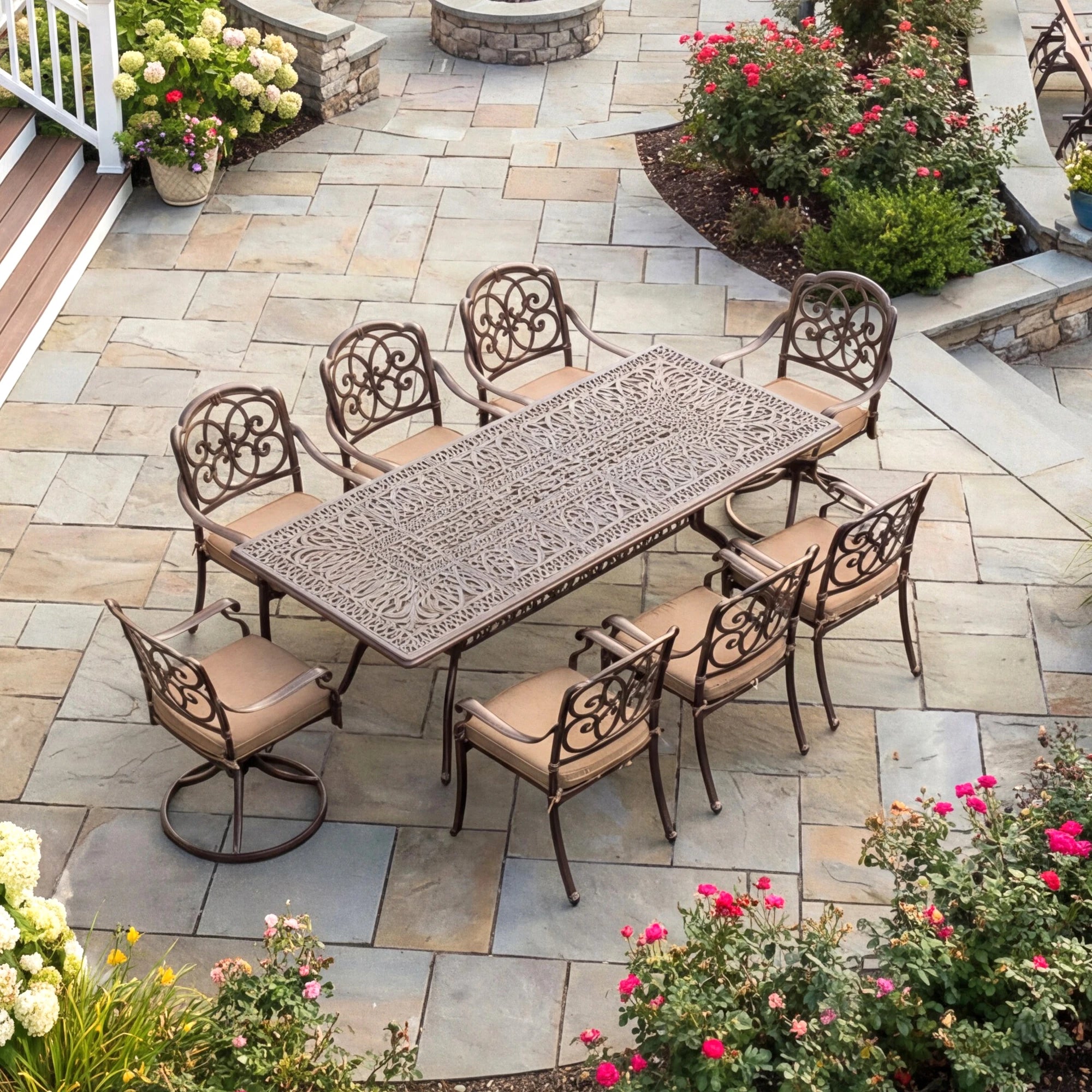 9-Piece Outdoor Patio Dining Set for 8