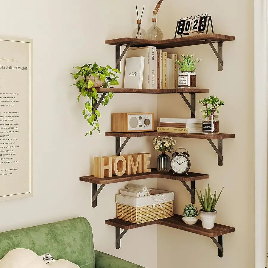 Corner Floating Shelves for Wall
