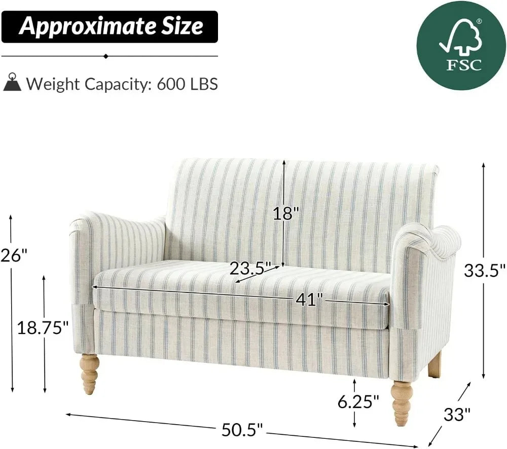 50.5" Loveseat Sofa