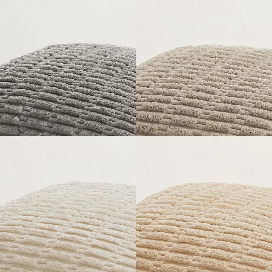 4 Packs Neutral Decorative Throw Pillow Covers 22x22