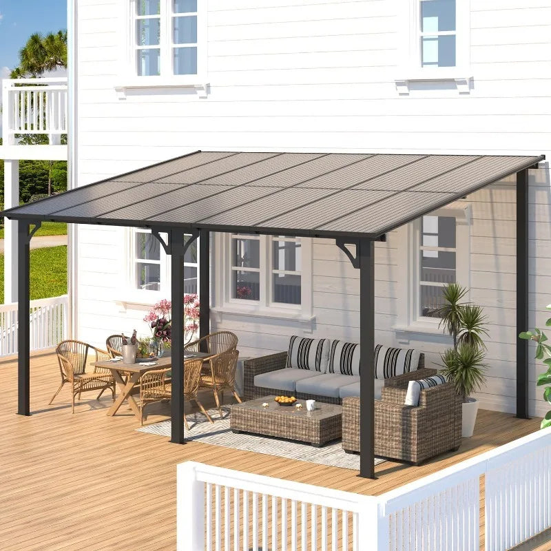 Hard top, Lean To Gazebo for Patio