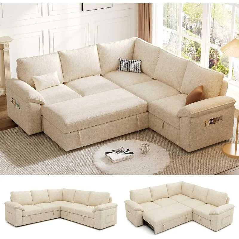 108 Inch Sectional Sleeper Sofa