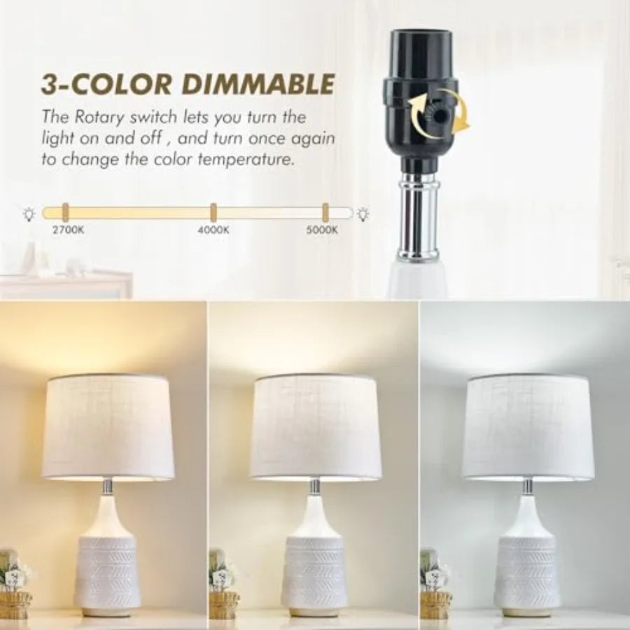 Ceramic Table Lamps Set of 2