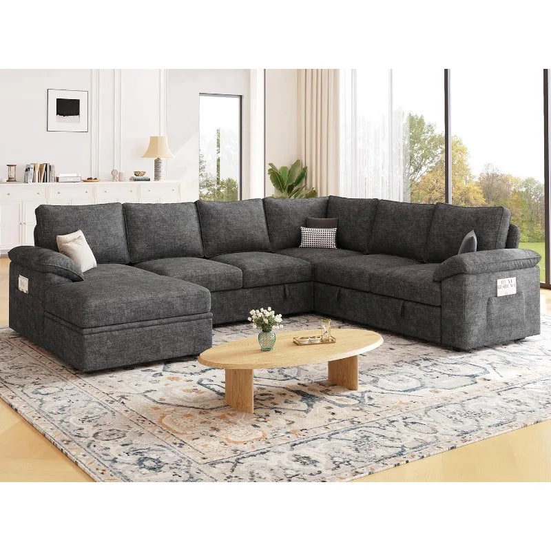 108 Inch Sectional Sleeper Sofa