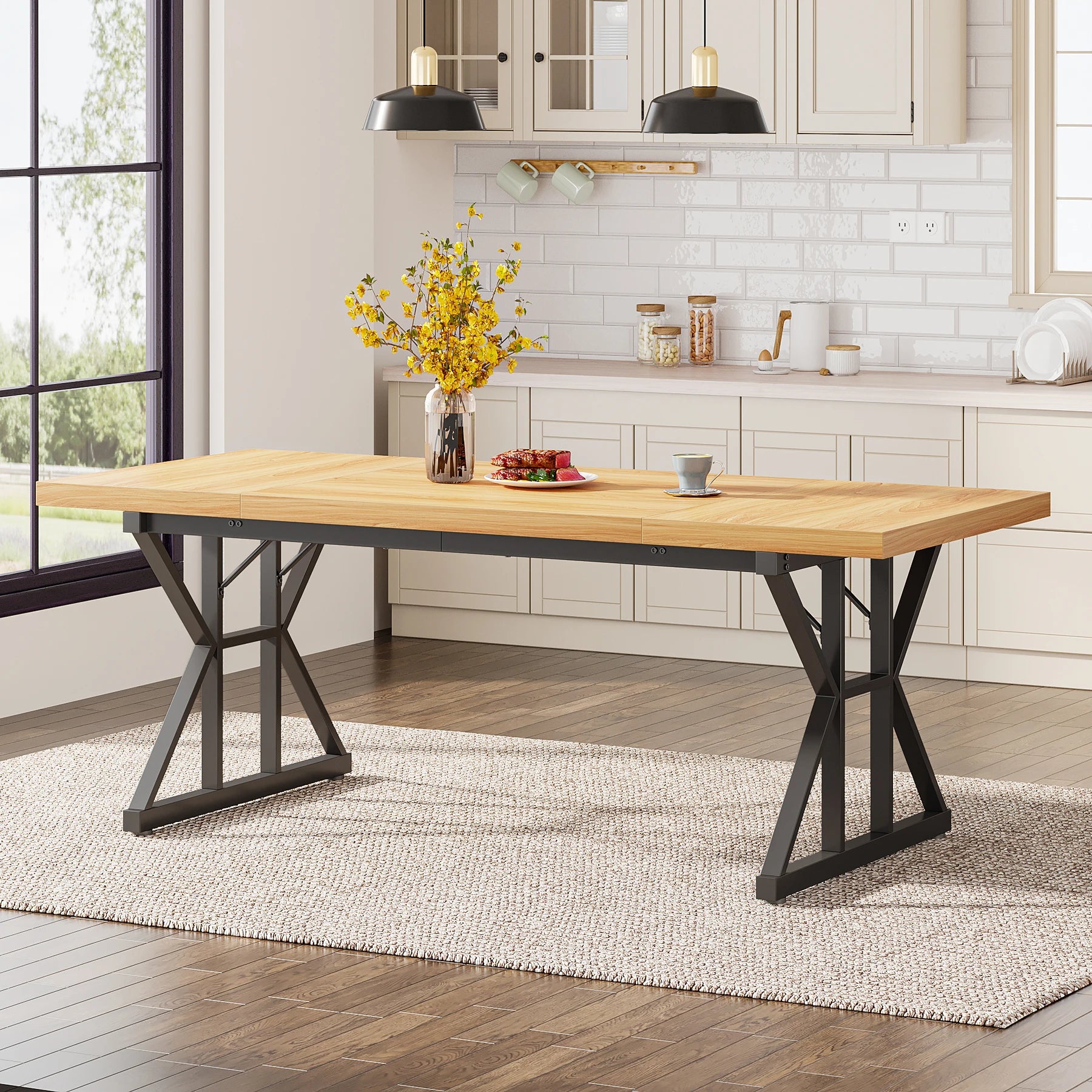 70.8" Dining Table for 6