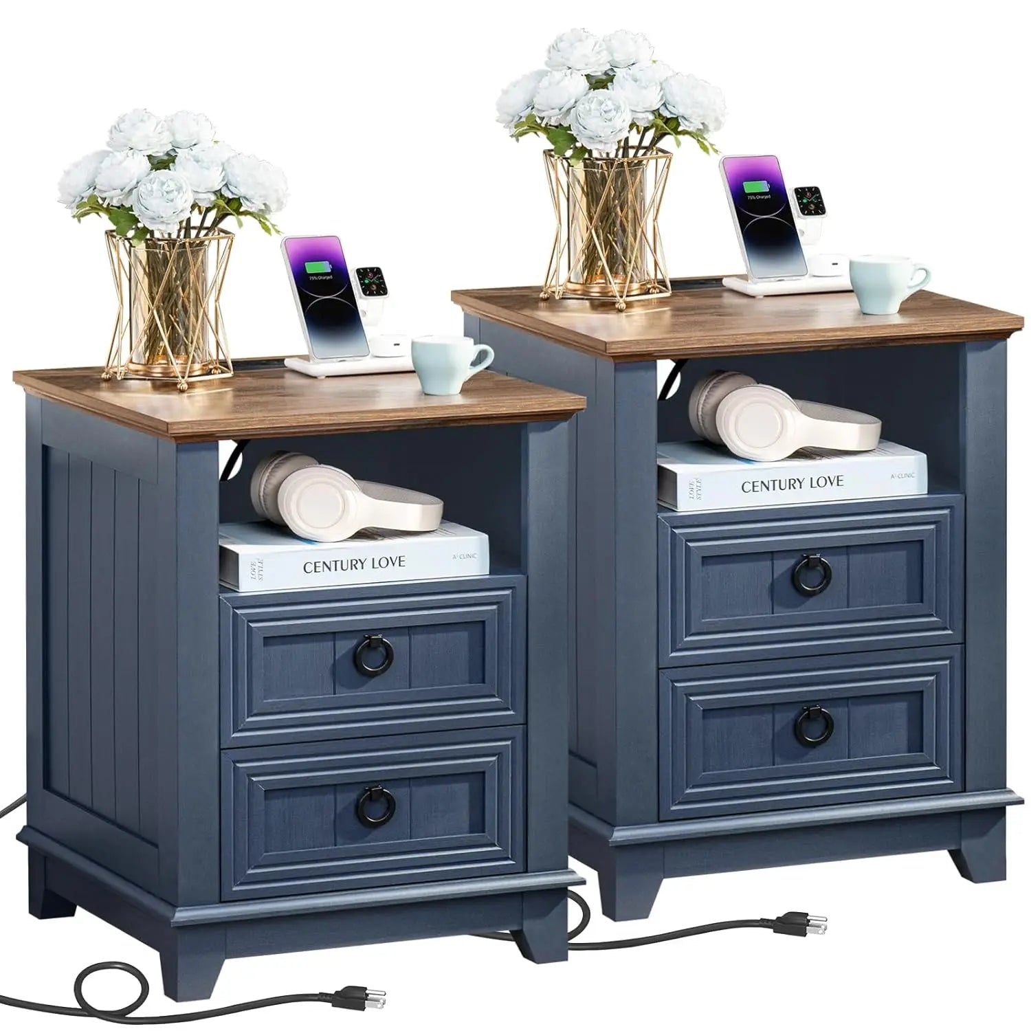 18" Farmhouse Nightstand