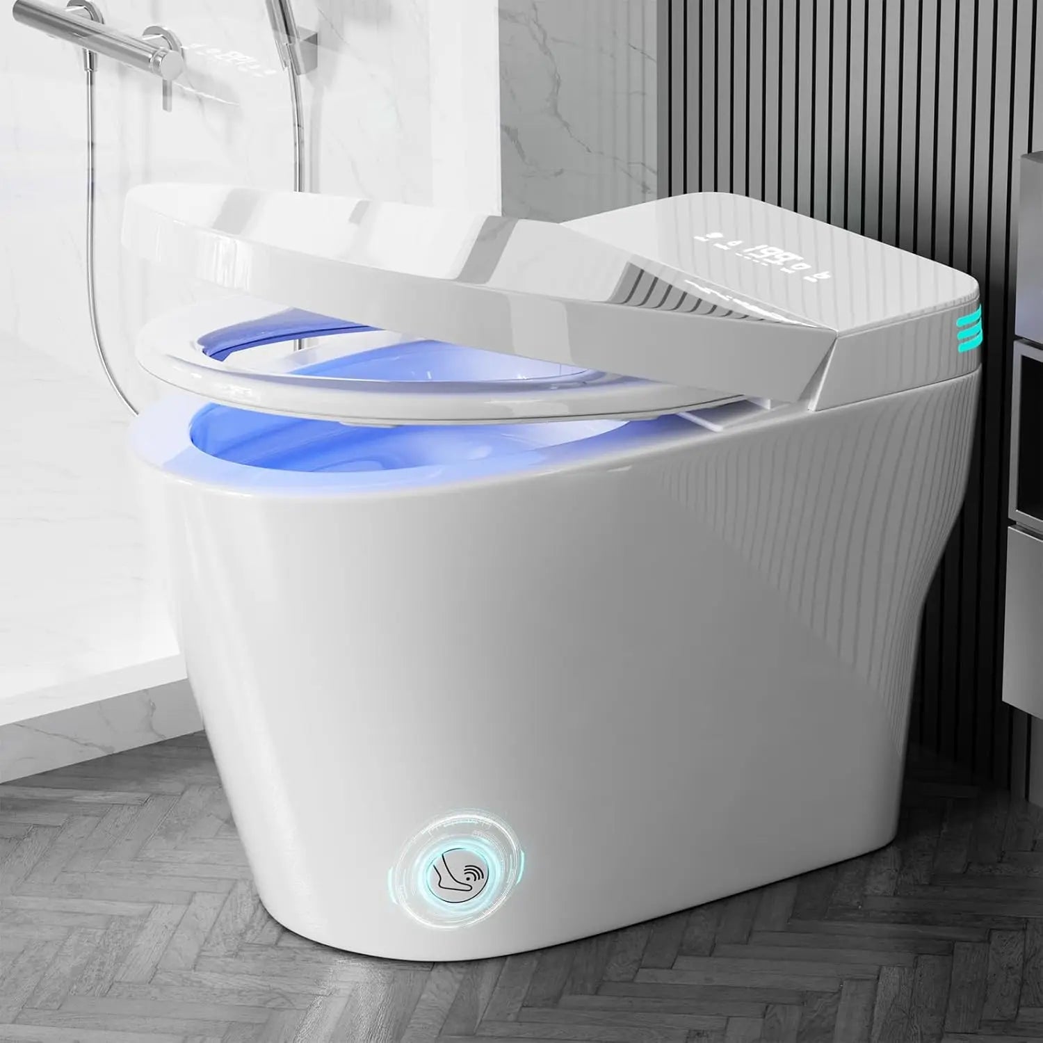 Smart Tankless Toilet with Bidet