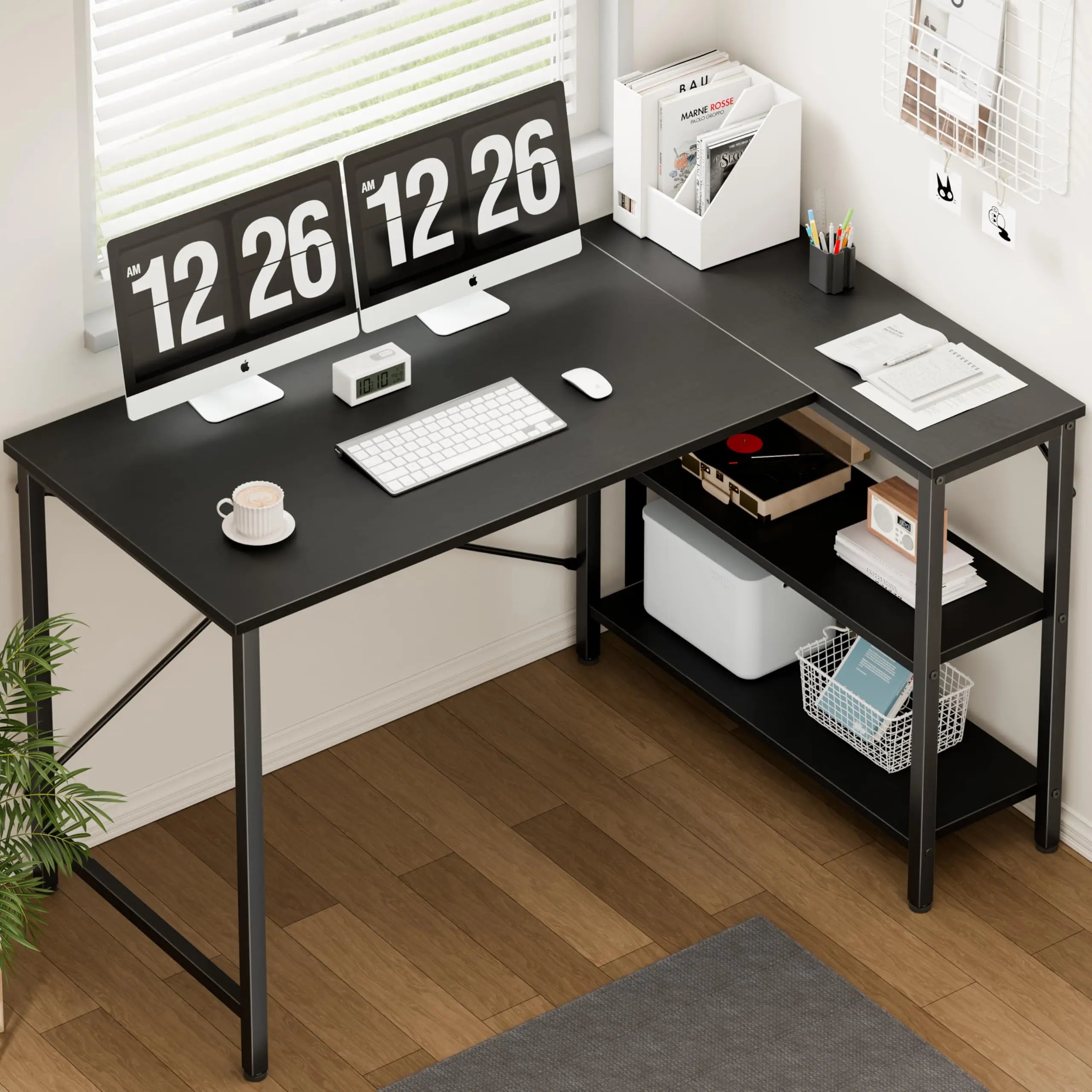47" L Shaped Computer Desk