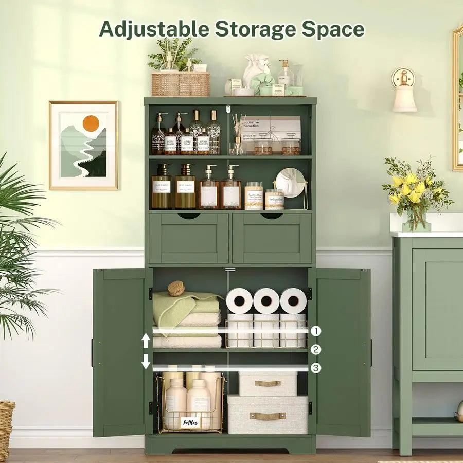 Bathroom Cabinet with Adjustable Shelf
