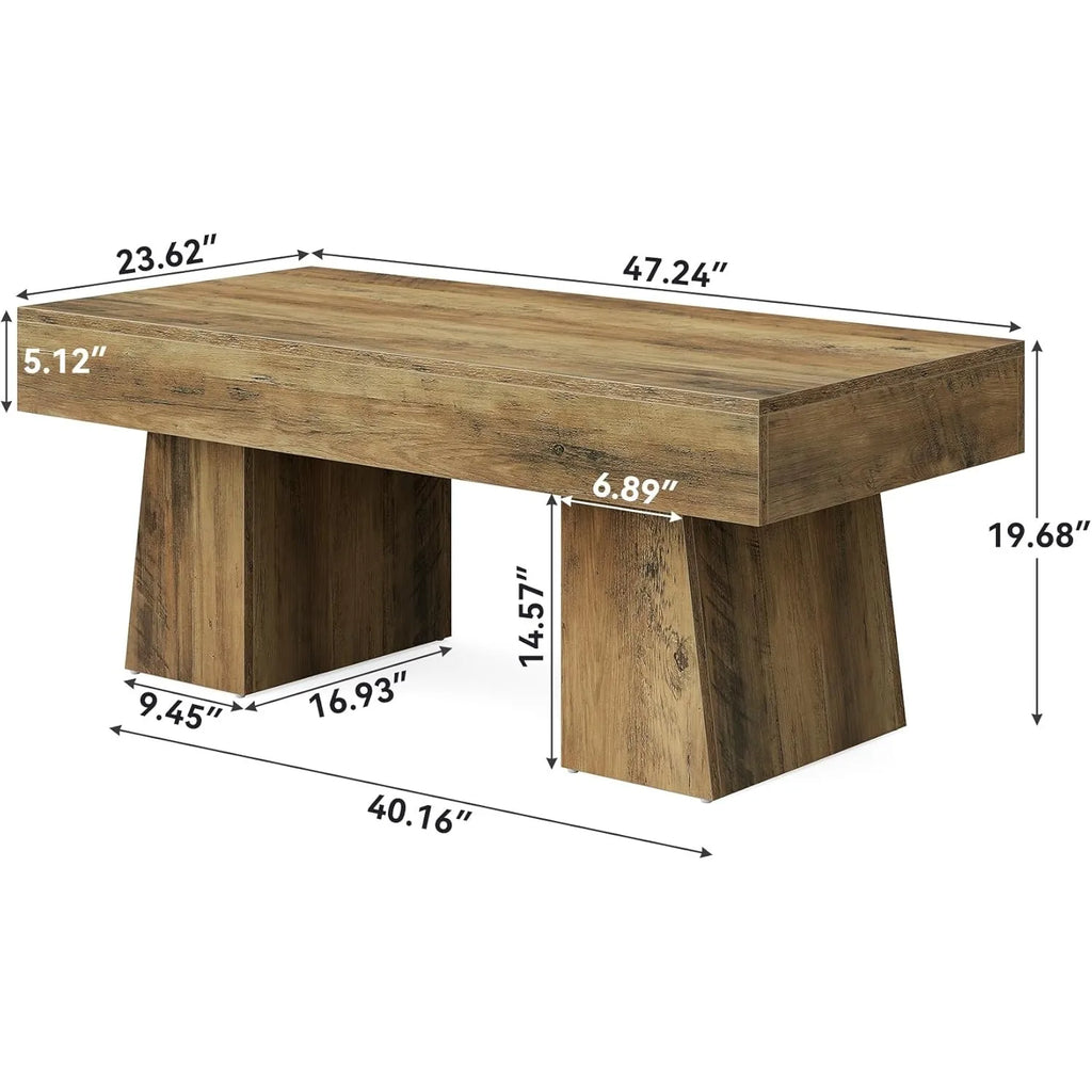 Farmhouse Coffee Table 47 Inches