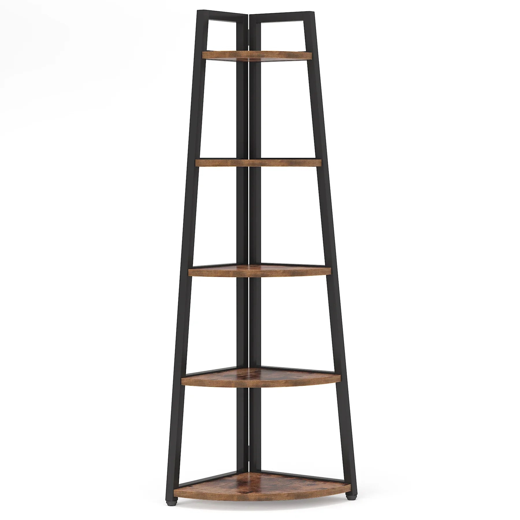 Corner Wood Book Shelf